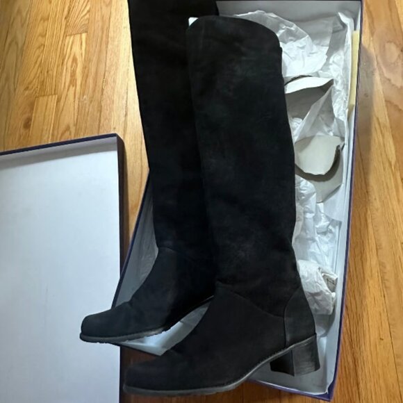 STUART WEITZMAN Suede Over the knee boot 8.5 - Picture 7 of 12